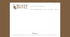 Desktop Screenshot of beavermotel.com